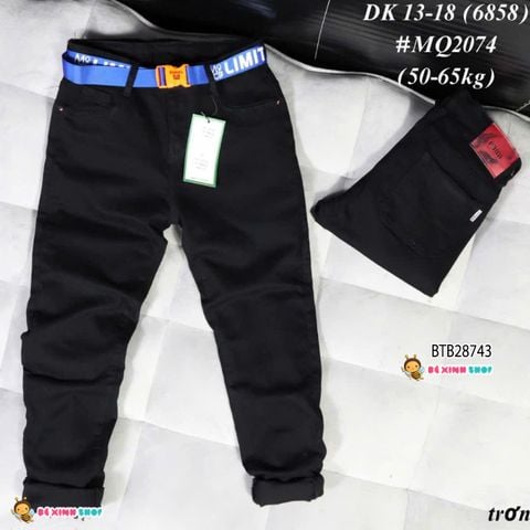Quần jean size cồ (CHO BÉ 48-66KG) kèm nịch BB dễ thương cho bé trai BTB28742