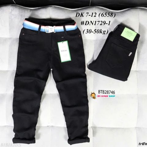 Quần jean size đại (CHO BÉ 28-56KG) kèm nịch BB dễ thương cho bé trai BTB28745