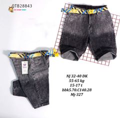 Quần lửng Jean Bibi size CỒ (54-66kg) dễ thương cho bé trai QTB28843