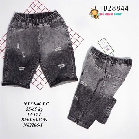 Quần lửng Jean Bibi size CỒ (54-66kg) dễ thương cho bé trai QTB28843