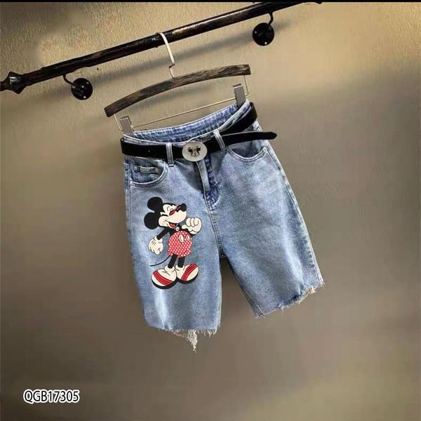 Quần jeans Mickey (KHÔNG KÈM NỊCH ) dễ thương cho bé gái QGB17305