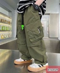 Quần kaki ống rộng túi hộp dễ thương cho bé trai BTB28507