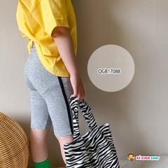 Quần thun legging lửng dễ thương cho bé gái QGB17086