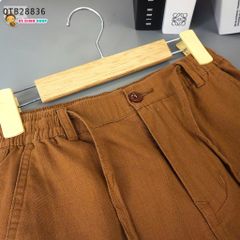 Quần lửng kaki linen B2 size đại cồ dễ thương cho bé trai QTB28836