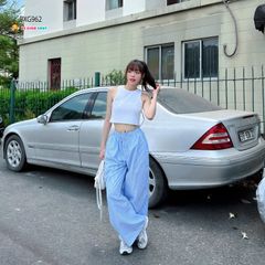 Quần ống suông vân sọc dễ thương cho bé gái BXG962