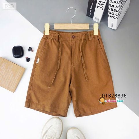 Quần lửng kaki linen B2 size đại cồ dễ thương cho bé trai QTB28836