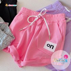[XẢ KHO] Quần sort túi chữ ON dễ thương cho bé gái QGB17042