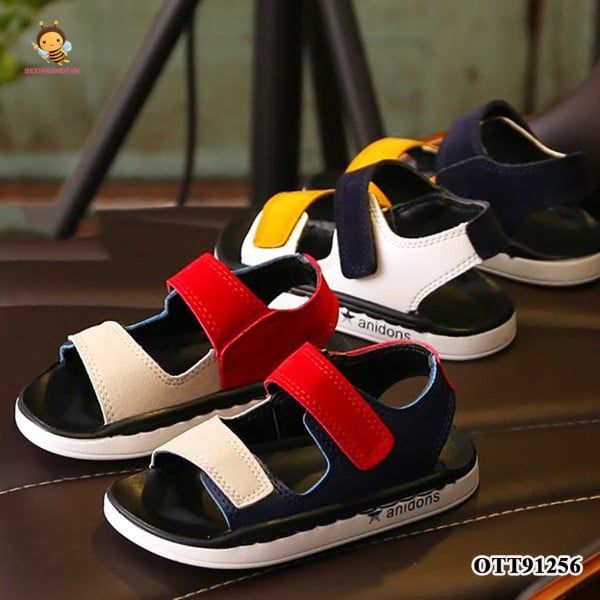 Sandal phối 2 màu ĐỎ VÀNG dễ thương cho bé OTT91256