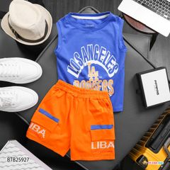 [XẢ KHO] Bộ sát nách LA cho bé trai ngày hè BTB25926