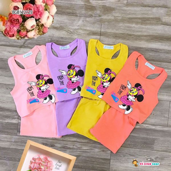[XẢ KHO] Bộ sát nách Mickey dễ thương cho bé gái BGB122123