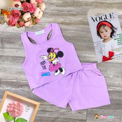 [XẢ KHO] Bộ sát nách Mickey dễ thương cho bé gái BGB122123