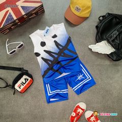 [XẢ KHO] Bộ sát nách thể thao phối màu dễ thương cho bé trai BTB24846