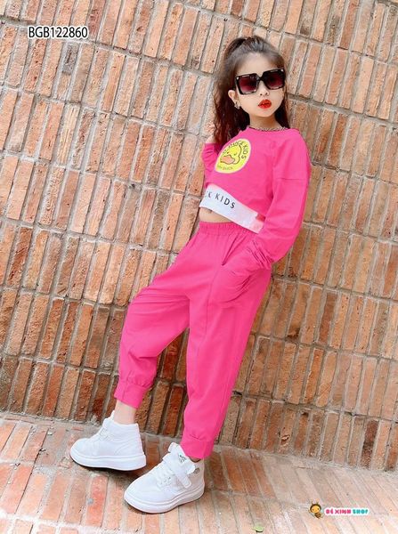 Set 3 món dài tay in vịt dễ thương cho bé gái BGB122860