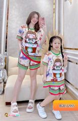 Bộ thun lạnh 3D dễ thương cho bé gái BGB122951