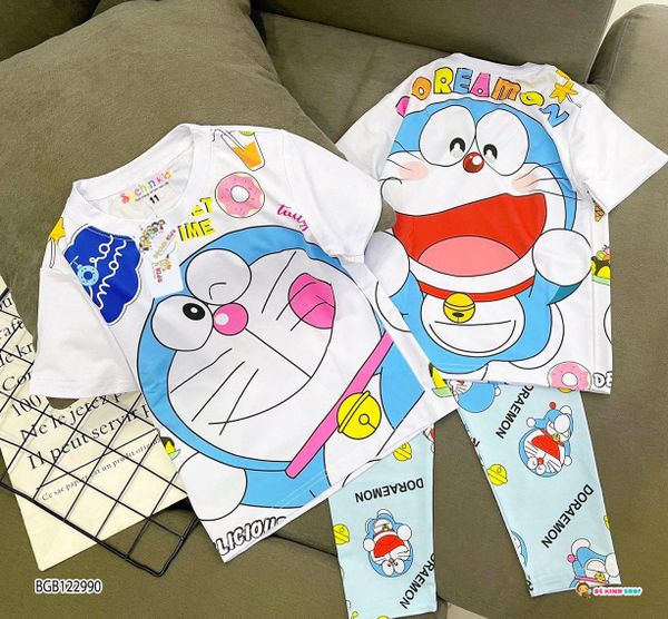 Bộ thun quần dài 3D dễ thương cho bé gái BGB122988