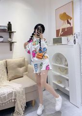 [XẢ KHO] Set áo nón dài tay AmongUs dễ thương cho bé gái BGB123002