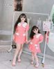 Set áo váy dập ly cổ sen dễ thương cho bé gái BGB122909