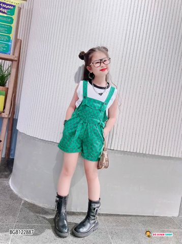 [XẢ KHO] Set áo yếm Gucc dễ thương cho bé gái BGB122887