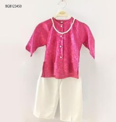 Set bà ba gấm dễ thương cho bé gái BGB123449