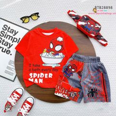 Set bé trai họa tiết (KÈM TÚI ĐEO)dễ thương cho bé trai BTB28897