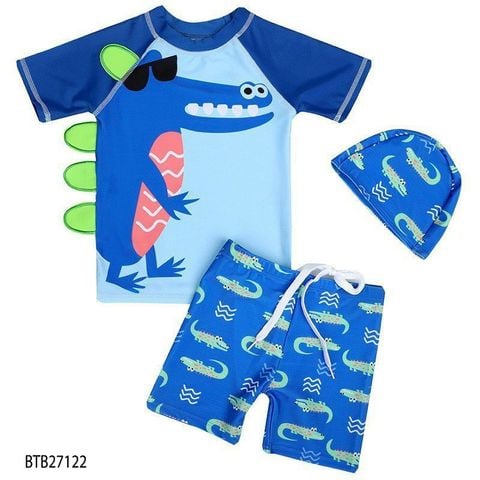 Set bơi kèm nón dễ thương cho bé trai BTB27120