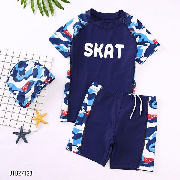 Set bơi kèm nón dễ thương cho bé trai BTB27120