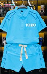 Set bé trai cổ bẻ phối viền Kenzo dễ thương cho bé trai BTB28889