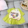 Set áo SWEETIE phối chân váy dễ thương cho bé gái BGB123782