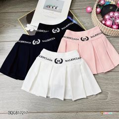 Chân váy xếp ly Balenciga dễ thương cho bé gái QGB17217