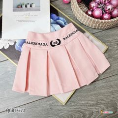 Chân váy xếp ly Balenciga dễ thương cho bé gái QGB17217