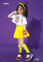 [XẢ KHO] Set croptop Haley chân váy thể thao dễ thương cho bé gái BGB122468