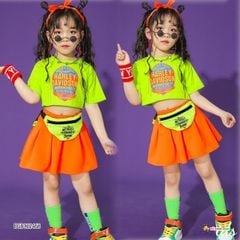 [XẢ KHO] Set croptop Haley chân váy thể thao dễ thương cho bé gái BGB122468