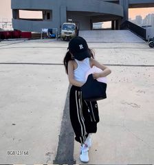 Set áo croptop sát nách quần thể thao siêu chất cho bé gái BGB123166