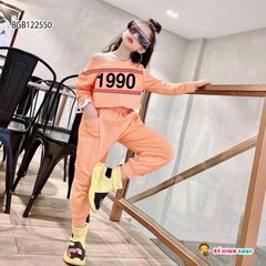 Bộ dài tay 1990 dễ thương cho bé gái BGB122549