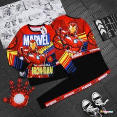 Bộ dài tay thu đông siêu anh hùng dễ thương cho bé trai BTB26727