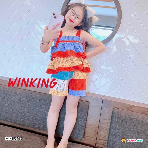 [XẢ KHO] Bộ 2 dây Gucc dễ thương cho bé gái BGB122113