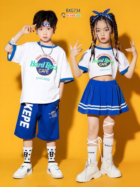 Set Đồng phục Nhảy Đi chơi CHICAGO cho bé trai & bé gái BXG732