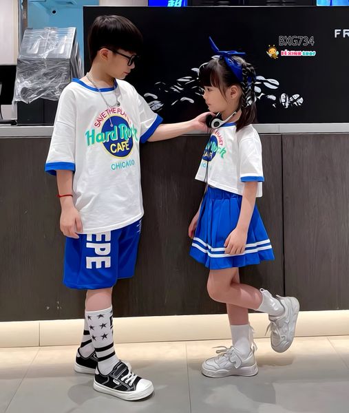 Set Đồng phục Nhảy Đi chơi CHICAGO cho bé trai & bé gái BXG732