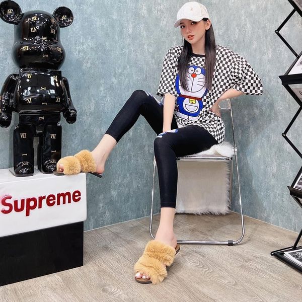 Set caro DOREMON quần dài dễ thương cho bé gái BGB122065