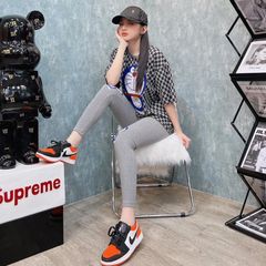 Set caro DOREMON quần dài dễ thương cho bé gái BGB122065