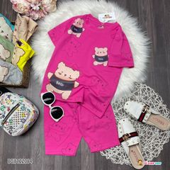 [XẢ KHO] Bộ lửng in gấu(suchin kids) dễ thương cho bé gái BGB122083