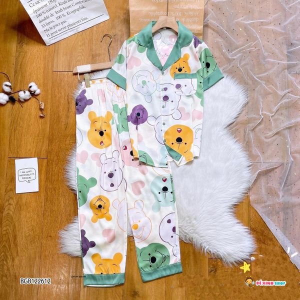 Pijama gấu dễ thương cho bé gái BGB122611