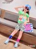 Bộ thun gấu quần họa tiết dễ thương cho bé gái BGB122677