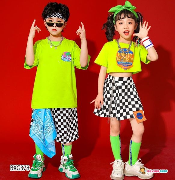 Set thun hiphop cho bé trai & bé gái BXG375