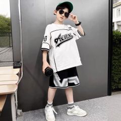 Bộ hiphop thề thao AEUSA dễ thương cho bé trai BTB28382