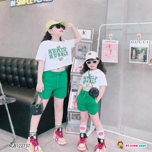 Set thun chữ HUNTE dễ thương cho bé gái BGB122735