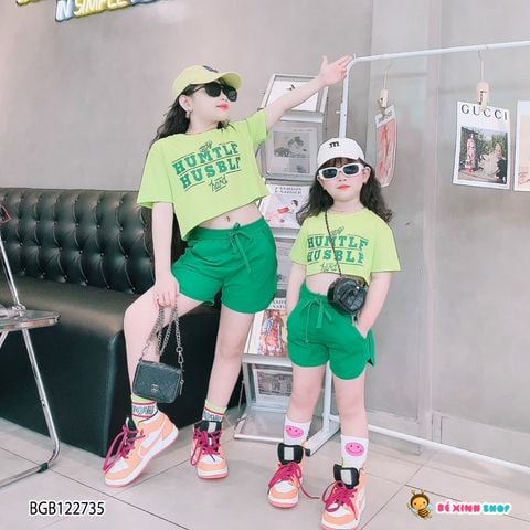 [XẢ KHO] Set thun chữ HUNTE dễ thương cho bé gái BGB122735