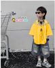 Set jean chữ hoạ tiết phun sơn phối quần jean wash rách cực ngầu cho bé trai BTB28730