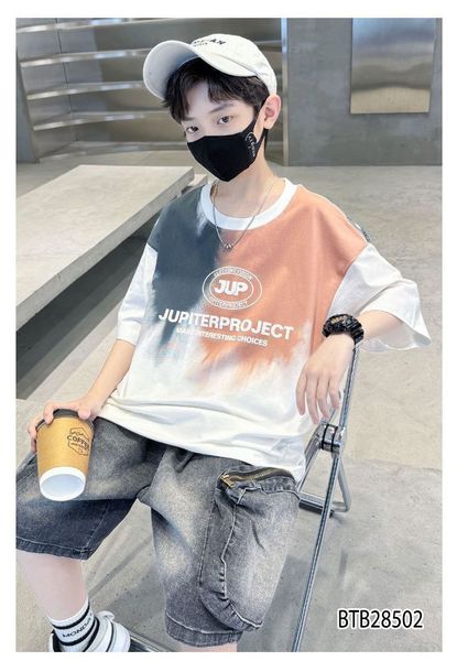 Set jeans loang màu dễ thương cho bé trai BTB28501