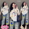 Set Áo thun Mickey QUẦN JEANS dễ thương cho bé gái BGB123939